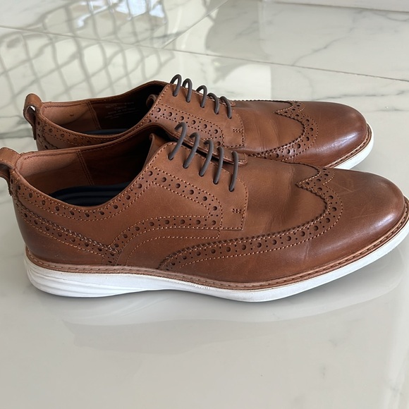 Cole Haan Other - Cole Haan GrandEvolution OS Wingtip Oxford Shoes Woodbury Brown Leather 8.5W
